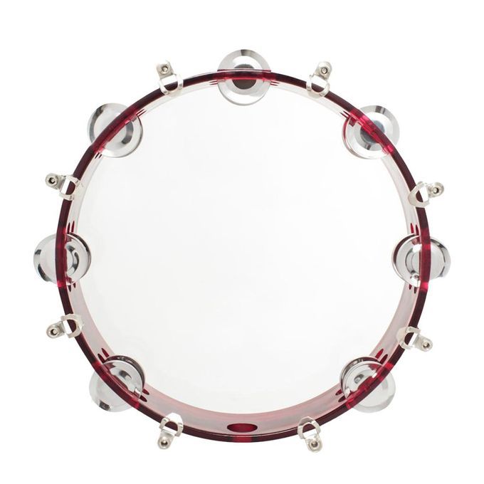 10inch Musical Tambourine Tamborine Drum Round Percussion Gift For KTV