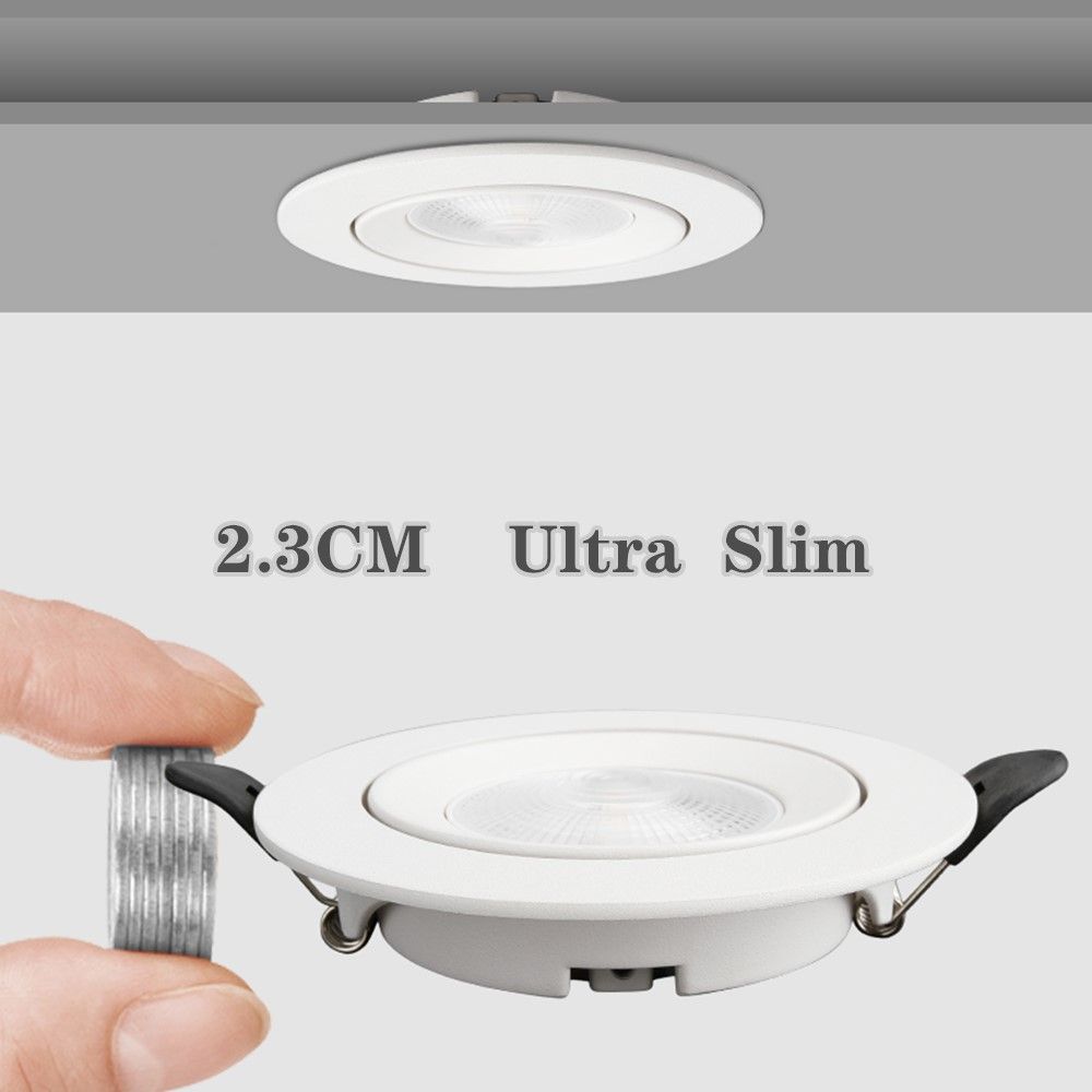 Slim Led Downlights Dimmable Led Ceiling Lamp 5W 10W 12W