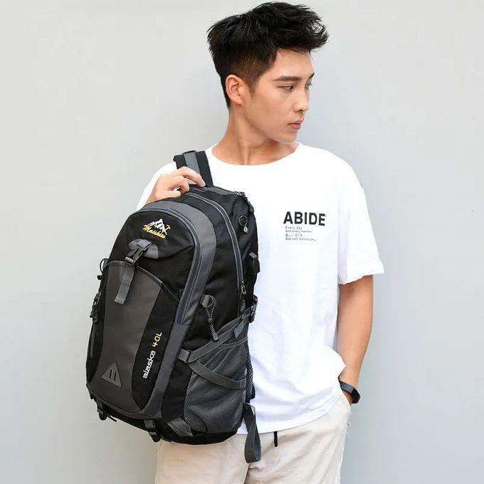40L Unisex Camping Bag Waterproof Laptop Hiking Backpacks