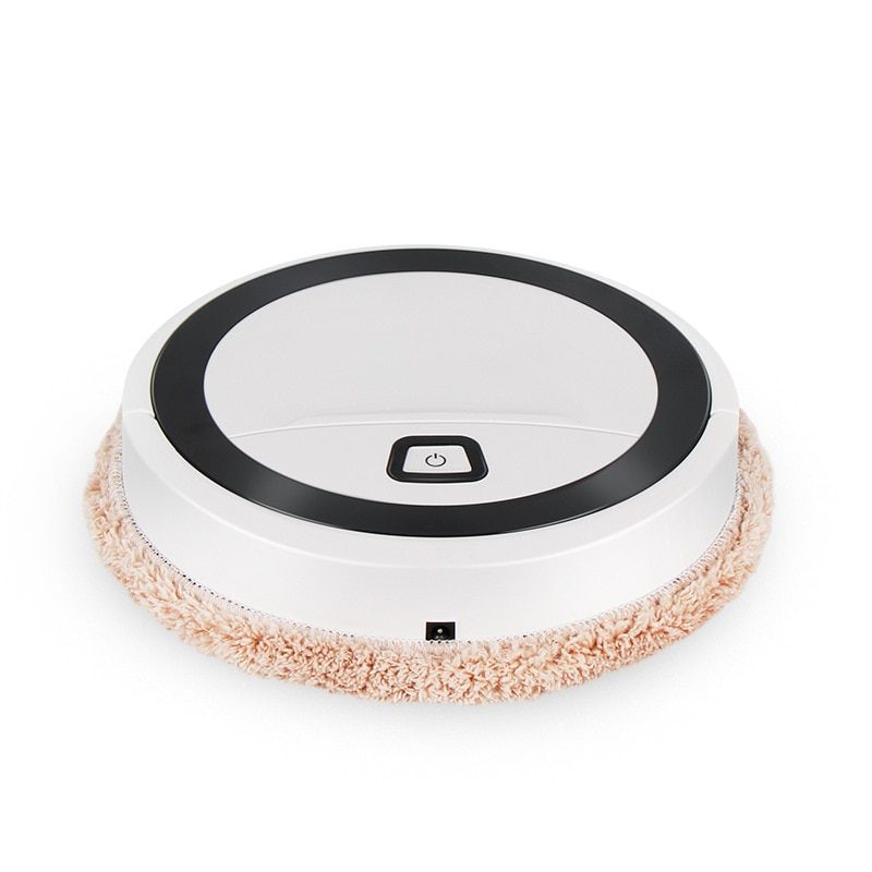 Vacuum Cleaner Auto Robot Cleaning Home Automatic Mop Dust Clean Functional Sweep For Sweep&Wet Floors Carpet Household-white