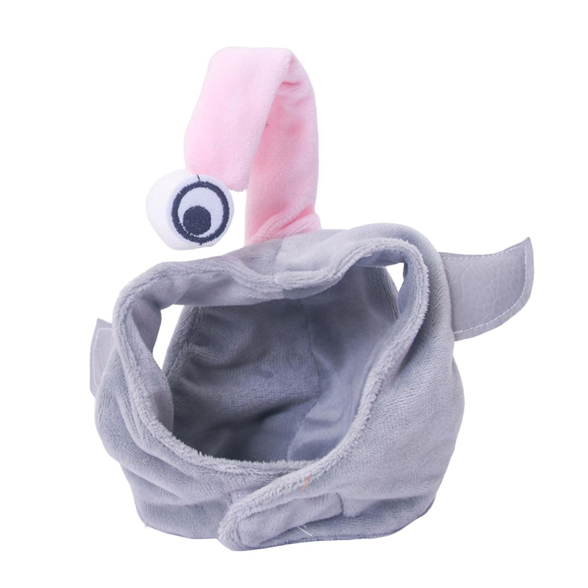 Pet Hat One-Eyed Beast Head Coverings Hat Grey