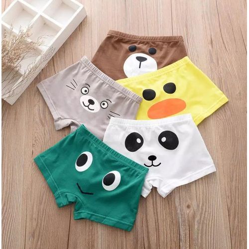4 Pack-Boys' Cotton Boxer Shorts Multicolor
