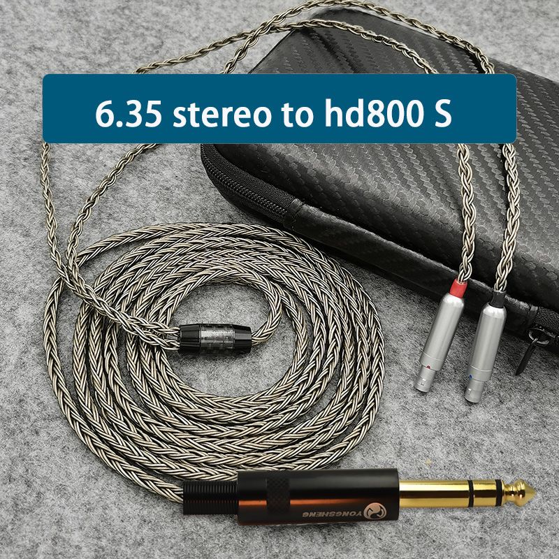 Xlr 4.4 2.5mm 3.5 6.35 Cores Sennheiser Hd 800 S Hd800