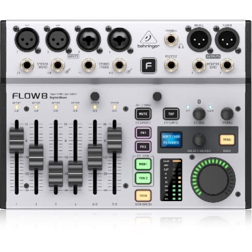 Flow 8 Digital Mixer With Bluetooth Audio And App Control