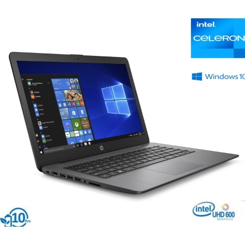 Stream 14 Intel Celeron - 64GB HDD- 4GB RAM - Windows 10+ Gift - Black