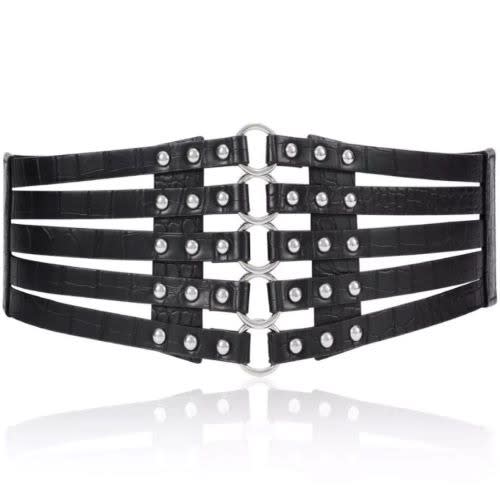 High-end  Wide Corset Pu Leather Belt