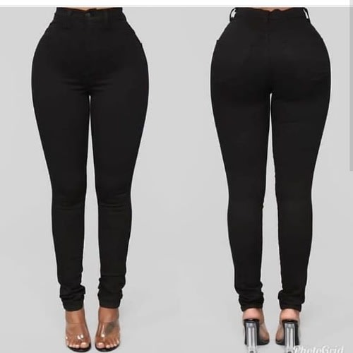 Stretchy Black Skinny Jean For Ladies