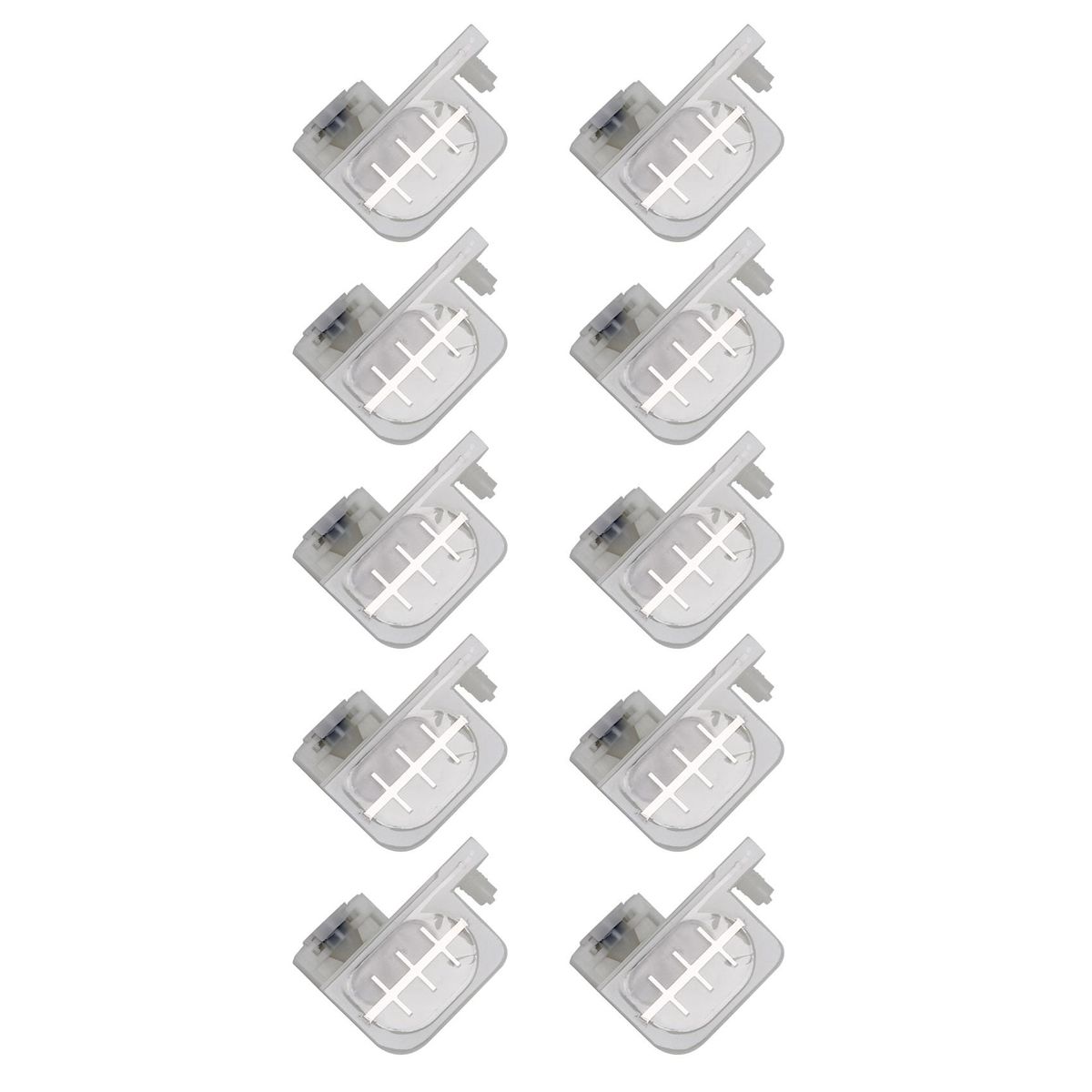 10Pcs Small Ink Damper Square Head for Epson R1800 1900