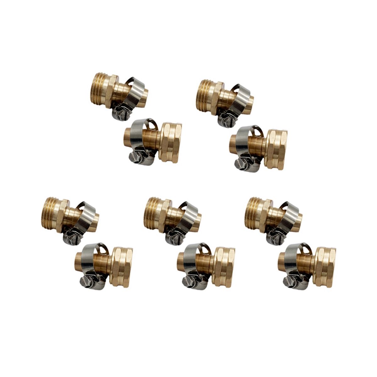 5/8 Inch Garden Hose Connector Garden Hose Mender 5-Point