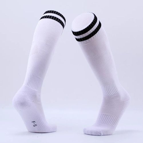 Children Football Socks Boys Soccer Sock Kid Above Knee Plain Socks Long Soccer Stockings Men Over Knee High Sock Kids Size