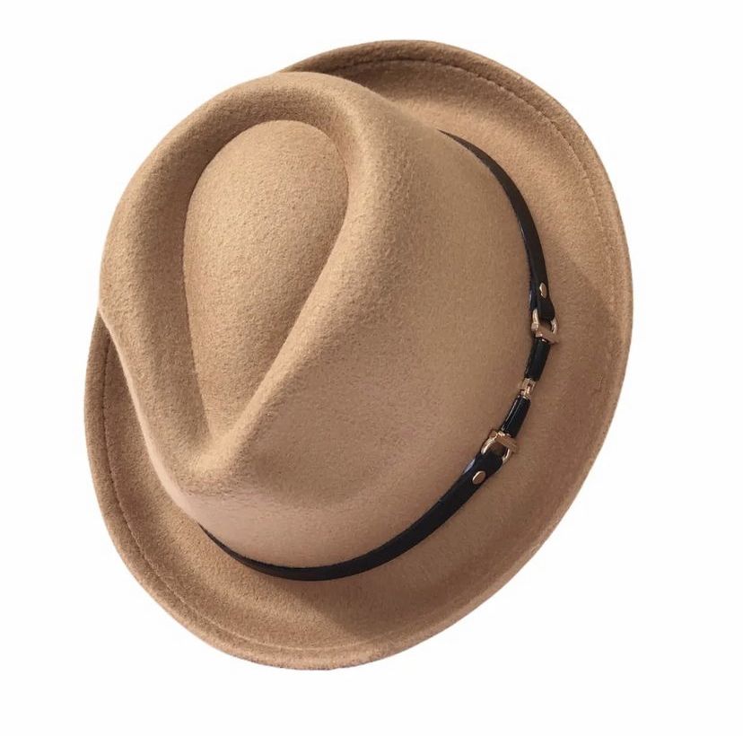 NUDE SUPERIOR QUALITY LUXURY FEDORA PANAMA HAT