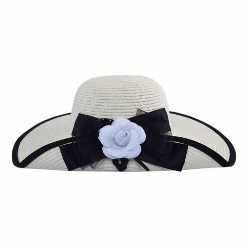 White Bow Hat