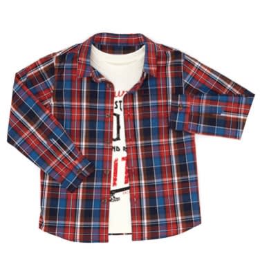 2 Piece Check Shirt