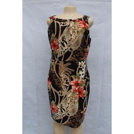 Flowery Designed Midi Dress
