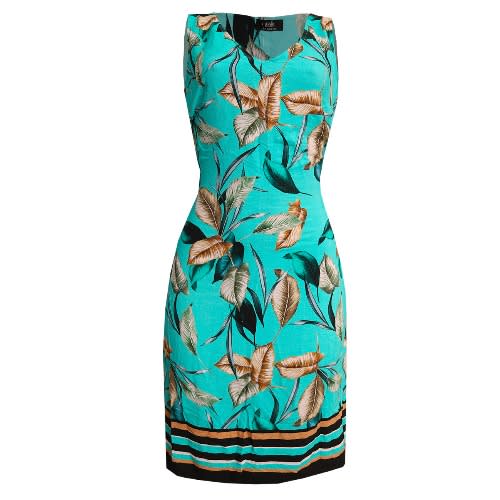 Classy Simple Ladies Dress - Mint Green