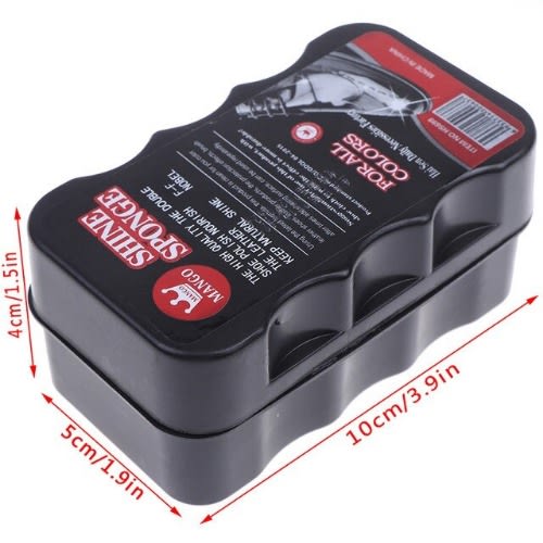 Unisex Foam Shine Sponge Polish