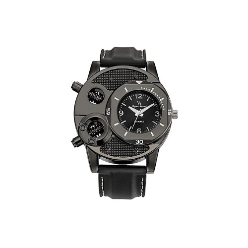 Casual Sport Men Quartz Watch-black
