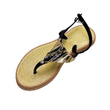 Butterfly Styled Sandal - Black