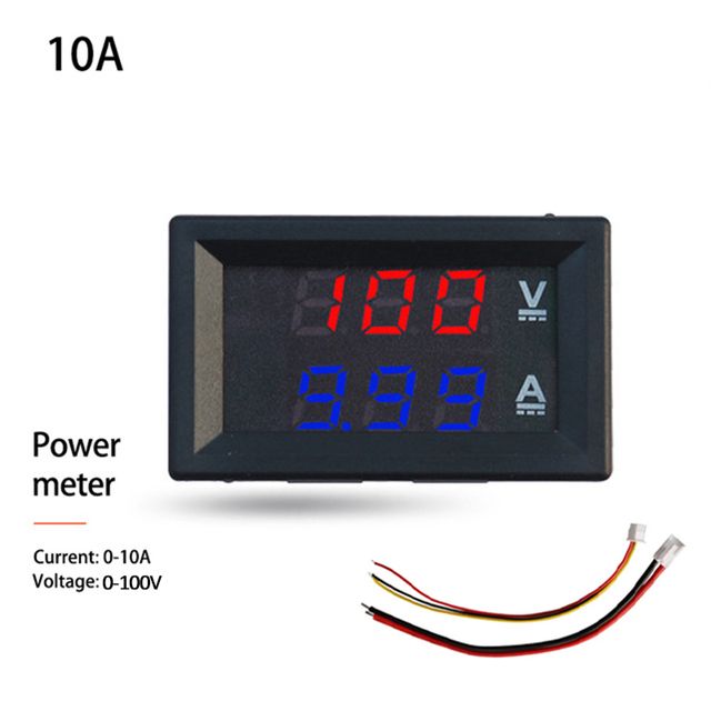 Kws Dc Power Monitor Digital Display Voltage Voltage Testers