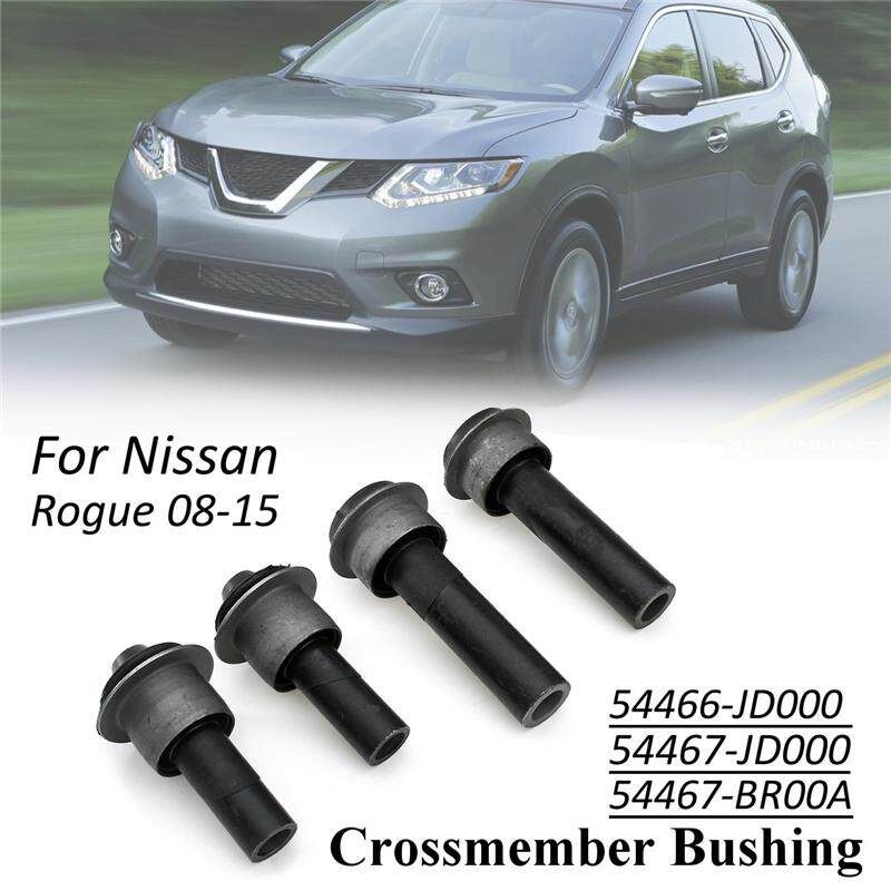 4PCS Front Crossmember Bushing For 08-15 Nissan Rogue 54466-JD000 54467-BR00A