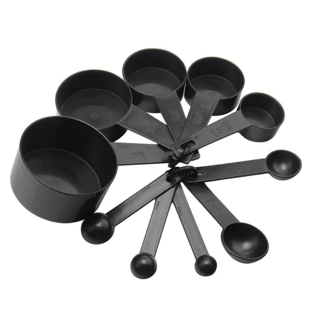 10pcs/set Plastic Measuring Cups Measuring Scoop Kitchen Measurement Tool