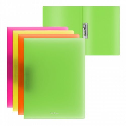 A4 Binder 2 Rings Plastic Classic, Spine 35mm (Neon Colours)
