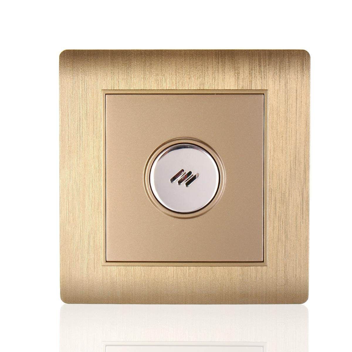 Wall Mount Smart Voice Sound & Light Controlled Sensor Activated Lamp Switch Golden