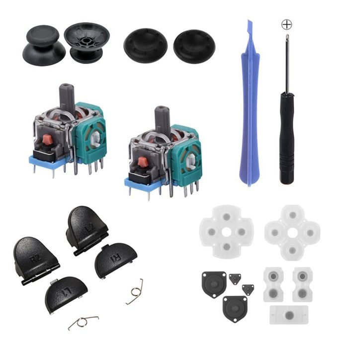 Rubber Pad On Spring Screwdriver Joystick Cap Repair Parts For PS4