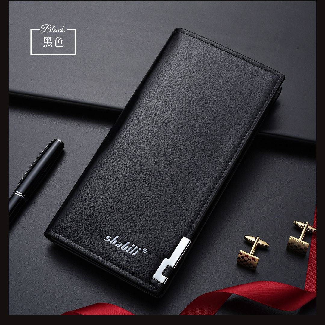 Unisex Multi-function Zipper Clutch/Wallet-Black