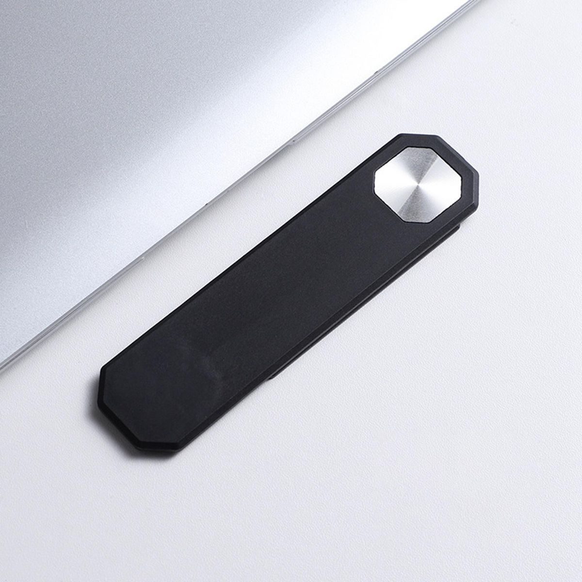 Side Mount Clip Magnetic Laptop Phone Holder Black