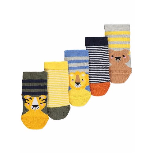 Animal Print Socks 5 Pack