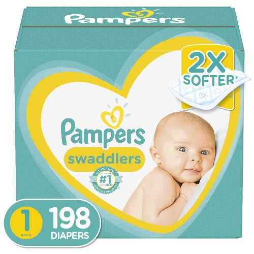 Diapers Newborn / Size 1 (8-14 Lb), 198 Count - Swaddlers Disposable Baby Diaper