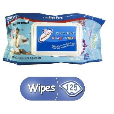 Baby Wipes - 125 Pieces - 3packs