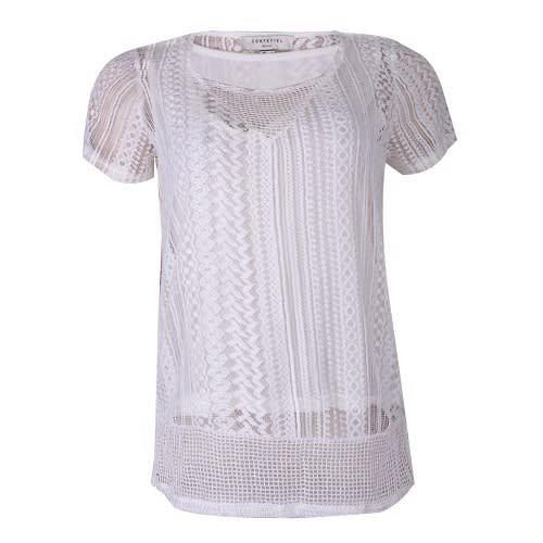 Lined Lace Top