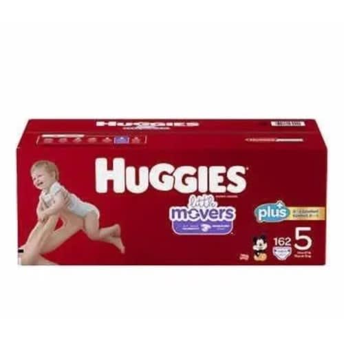 Little Movers Diapers Size 5 - 162 Counts