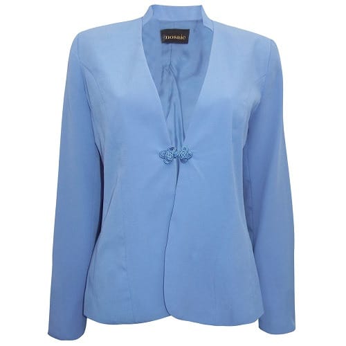 Hyacinth Long Sleeve Crinkle Button Jacket