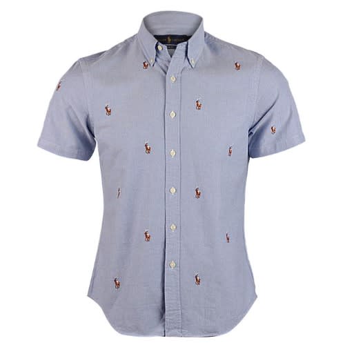 Men's Logo-embroidered  Shirt