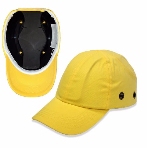 Safety Hard Hat for Head Protection - Bump Cap Yellow