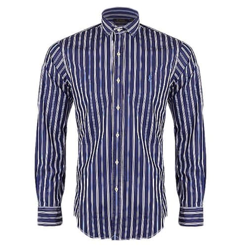 Men's Custom Fit Stripes Shirt