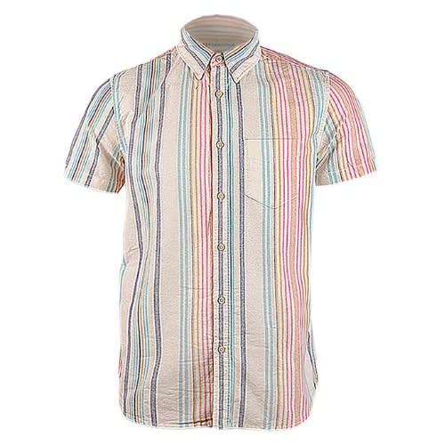 Men's Short Sleeve Stripe Shirt