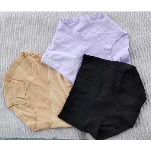 High Waist Tummy Control Ladies Panties -Set Of 3pcs