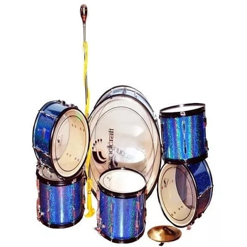 Marching Parade Drum Set - 6 Pieces