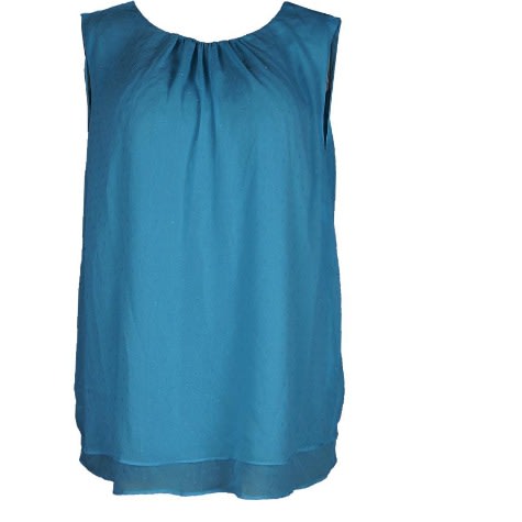 Ladies Sleeveless Top- Blue