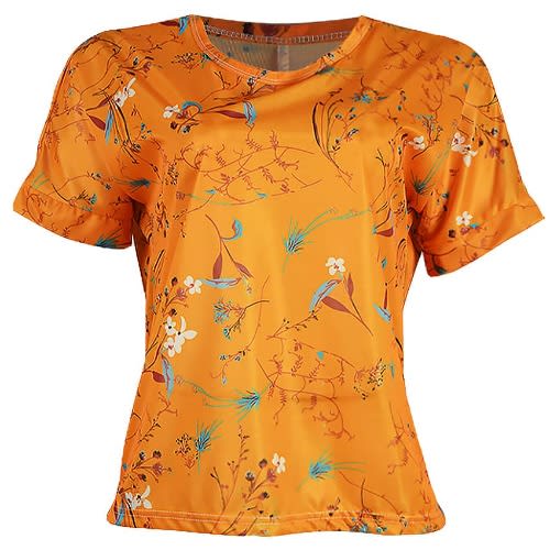 Floral Print Blouse- Yellow