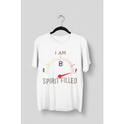 Spirit Filled Christian T-shirt - White