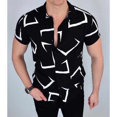 Men's Pattern Short Sleeve Shirts