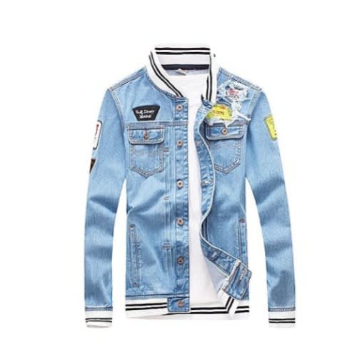 Men's Jean Denim  Jacket - Blue