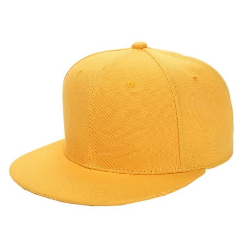 Baseball Plain Face Cap - Yellow