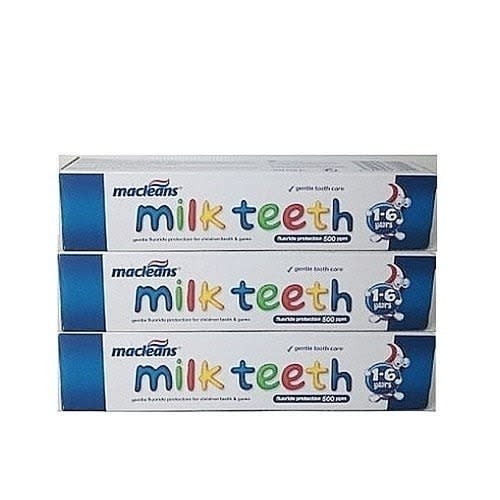 Milk Teeth Toothpaste - 1-6 Years - 3 Packs