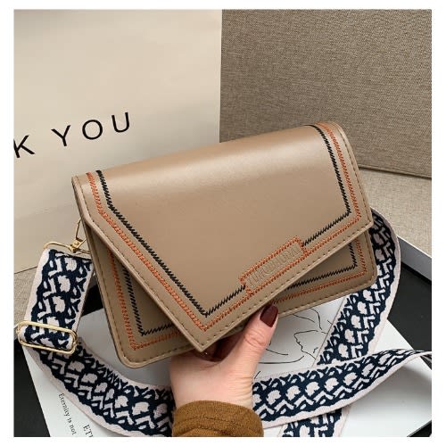 Quality Leather Ladies Crossbody Hand Bag- Brown